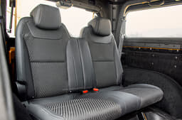 Mahindra Thar 4X2 rear seats