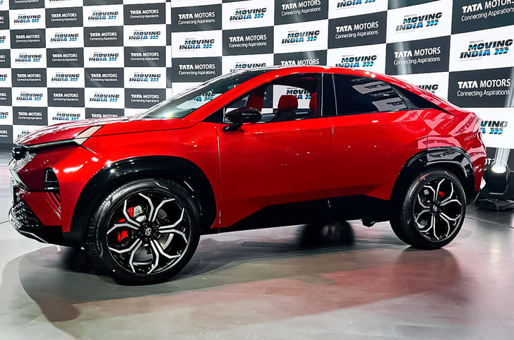 Tata Curvv ICE concept side