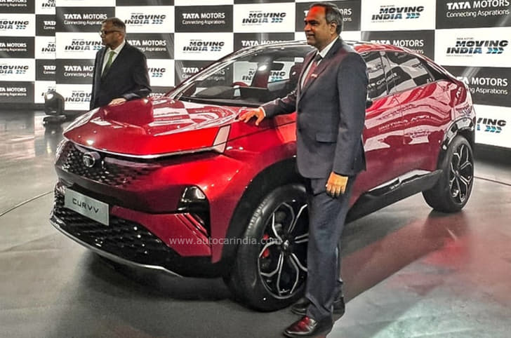 Tata Curvv front quarter