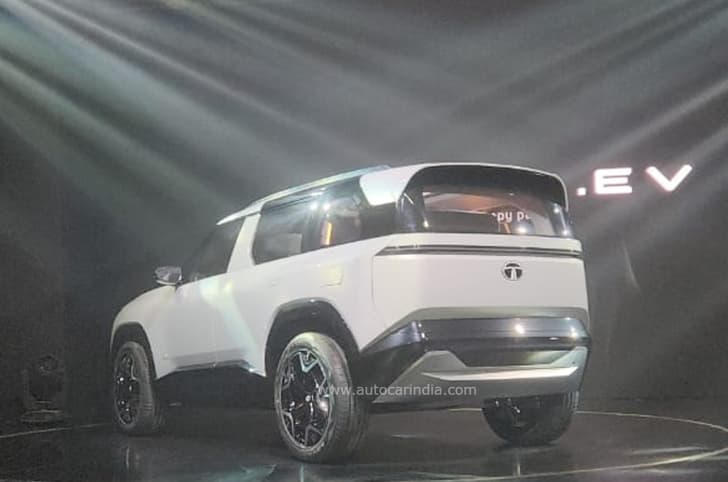 Tata Sierra rear quarter
