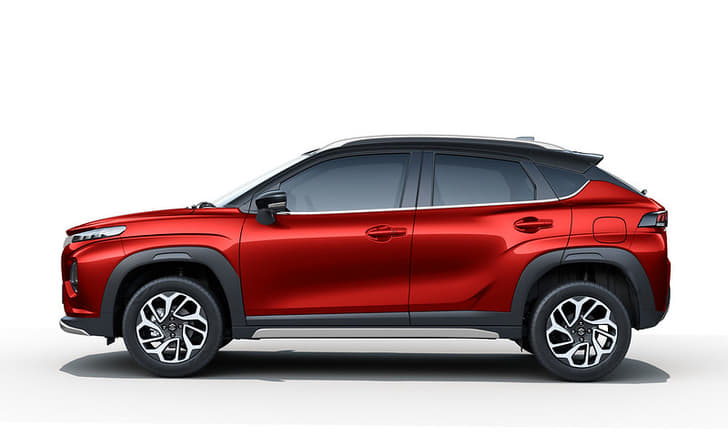 Maruti Suzuki Fronx red
