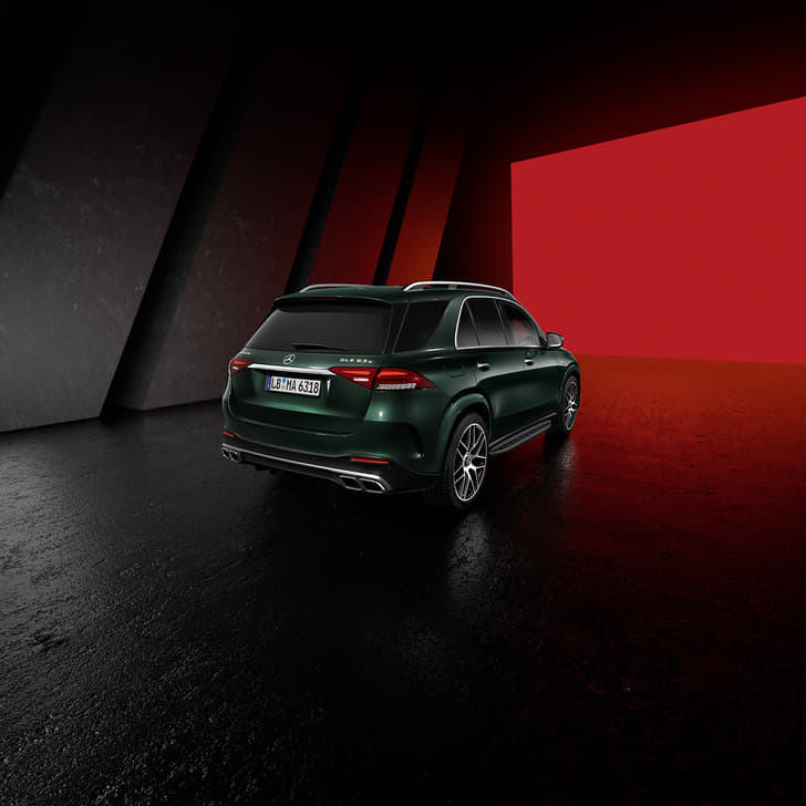 Mercedes Benz Gle Coupe Rear View