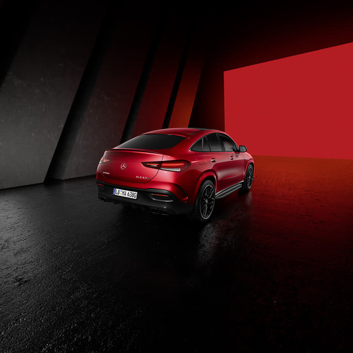 Mercedes Benz Gle Coupe Rear View