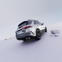 Mercedes Benz Gle Coupe Rear View