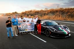 Autocar India set the 358.03kph top speed record in the Pininfarina Battista 