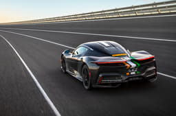 Pininfarina Battista rear tracking