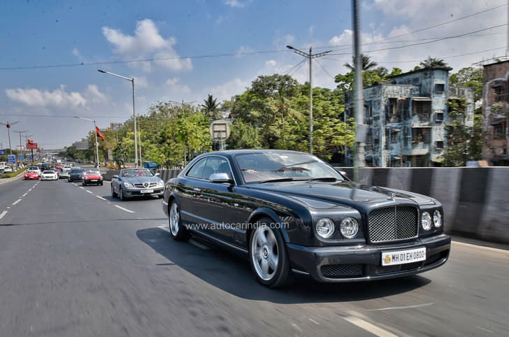 The Bentley Brooklands was one of the most exotic cars at the show with upwards of 1000Nm of torque.
