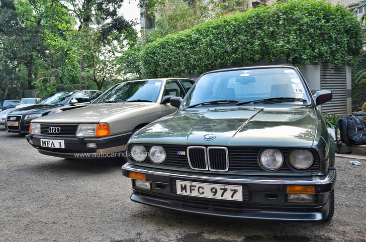 Ravi Shastri's Audi 100 and Jehangir Nicholson's (ex Sheriff of Mumbai) BMW 325i graced the entry.