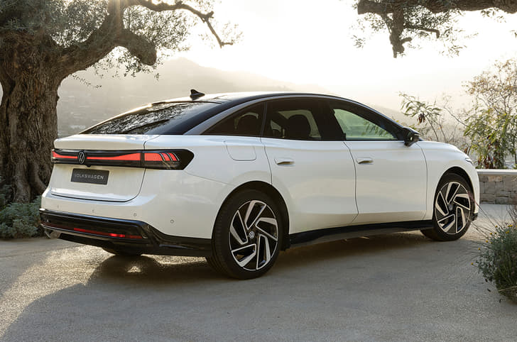 Volkswagen ID7 EV rear quarter