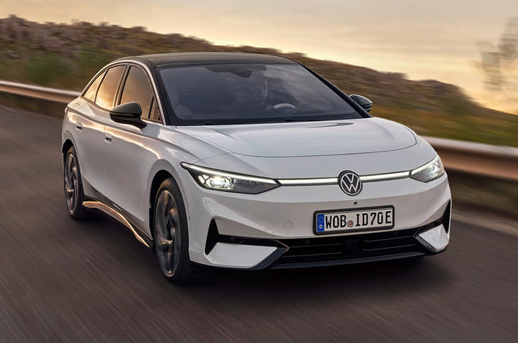 Volkswagen ID7 EV front tracking