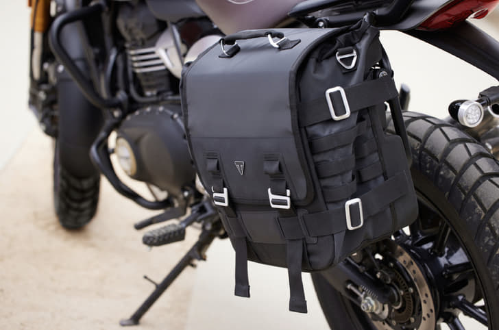 Both bikes will have optional extras including luggage options. 