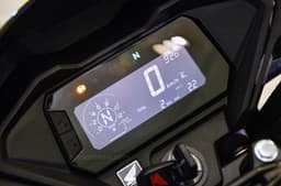 Though small, the LCD screen shows a good deal of information.