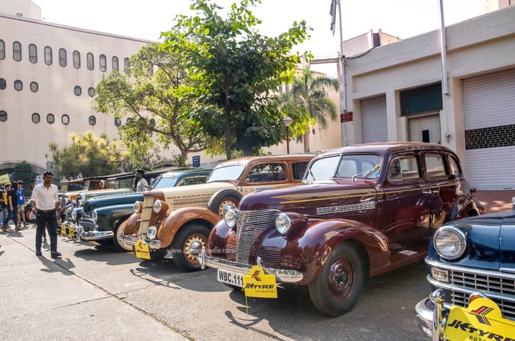 Approximately 120 cars turned up for the event at the world trade center in Mumbai.