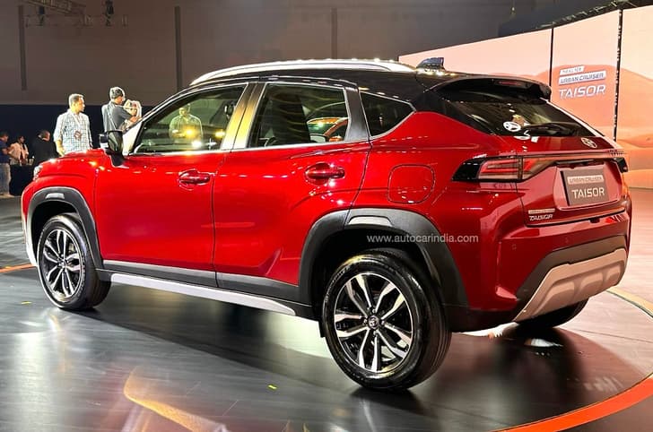 Styling changes over Fronx include new grille, different alloys, redesigned LED DRLs and slightly revised tail lights.