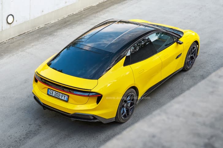 Lotus Emeya Rear View Lotus Emeya Rear View