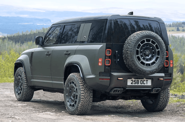 Land Rover Defender Octa rear quarter
