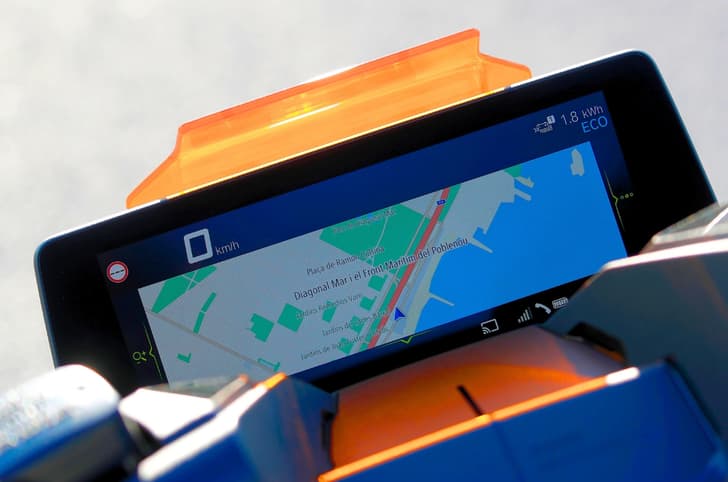 Uses a 10.25-inch TFT display, has 3 riding modes (Eco, Road, Rain), ABS and traction control.