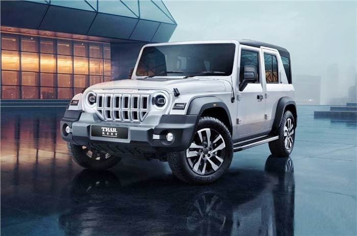 Mahindra Thar Roxx Front Right Three Quarter