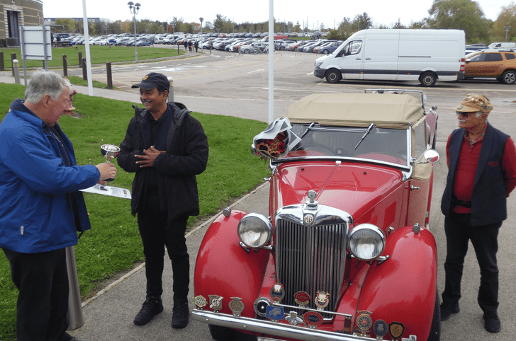 MG Octogan Car Club - largest Pre 1956 MG car club honoured us with President’s trophy  (a rotating trophy)  for perpetuity.
