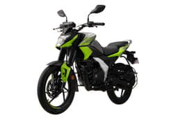 Underpinnings are also unique to the N125, but the 30mm fork gets shrouds to add visual mass.