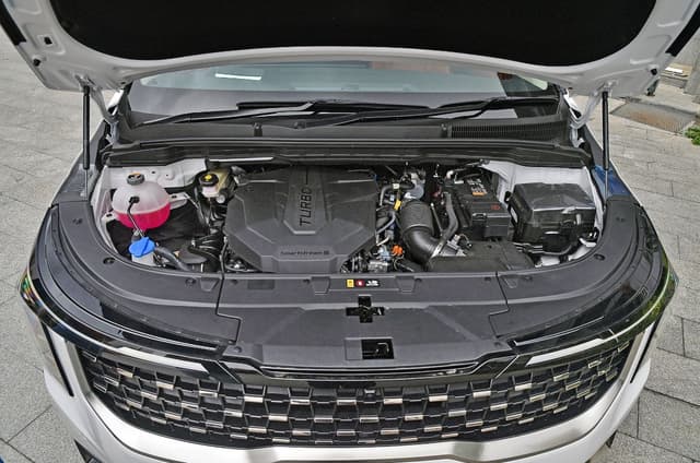 Open Bonnet Engine Shot