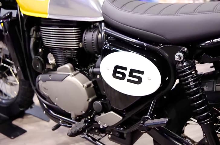 BSA Scrambler 650 engine