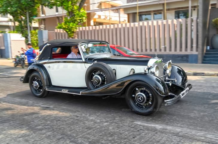 Hormusji Cama's Mercedes-Benz 500K Supercharged.