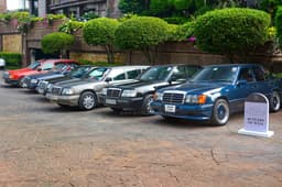 Celebrating 40 Years of W124 Class - Every body style and variant of the W124 was present.
