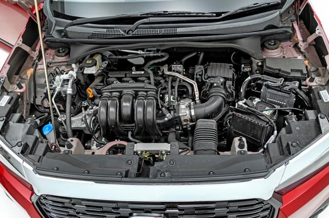 Open Bonnet Engine Shot