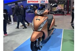 The TVS Jupiter CNG has a 1.4kg underseat CNG tank and a 2-litre auxiliary petrol tank.

