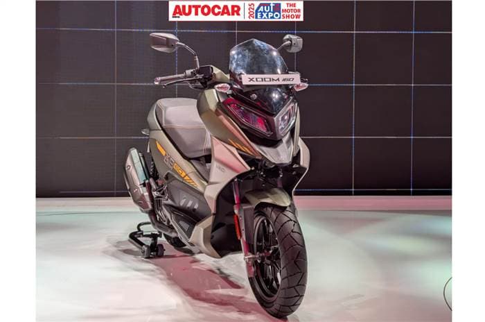 Hero Xoom 160 scooter showcased at Auto Expo 2025 