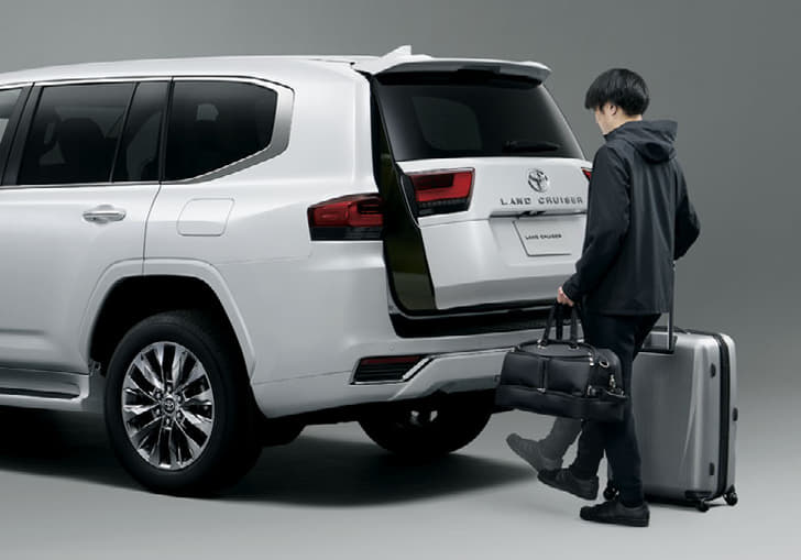 Toyota Land Cruiser Rear View