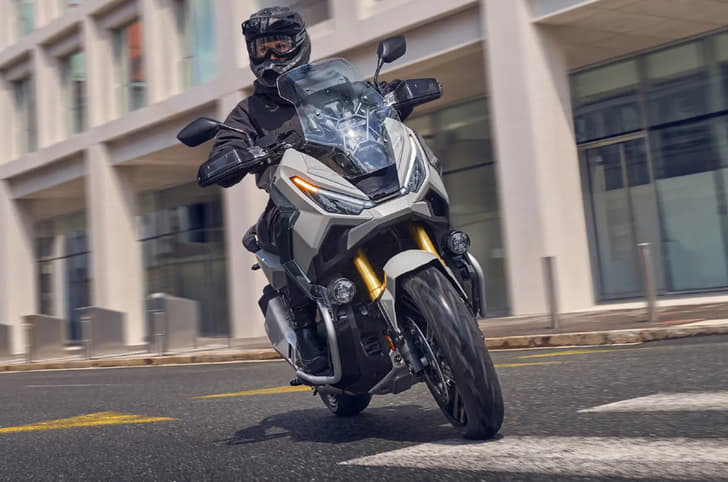 It has 22-litres of underseat storage and a kerb weight of 237kg