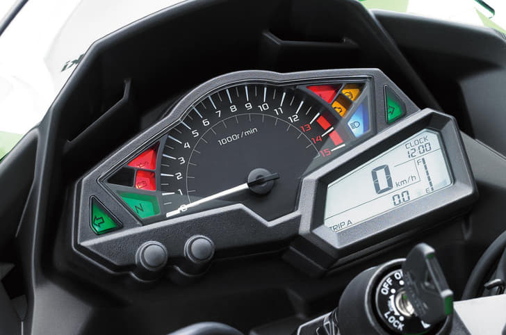 Kawasaki Ninja 300 display image