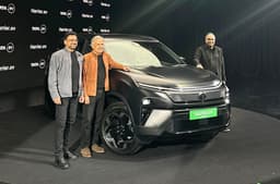 Tata Harrier EV in studio 