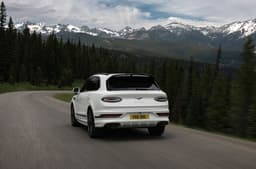 Bentley Bentayga Rear View Bentley Bentayga Rear View