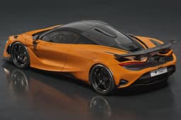 McLaren 750S Le Mans Edition side orange