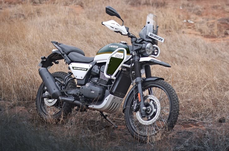 2025 Yezdi Adventure outdoor static shot