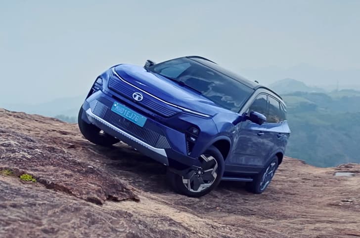 Tata Harrier EV front shot 