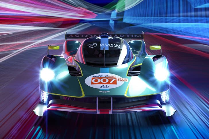 Aston Martin Valkyrie hypercar in WEC spec
