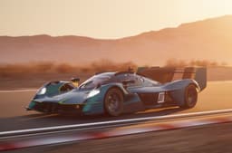 Aston Martin Valkyrie LM hypercar track driving