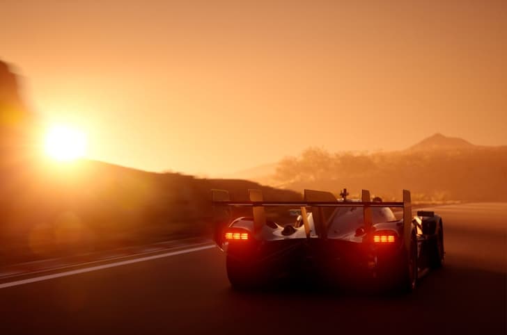 Aston Martin Valkyrie LM hypercar rear driving