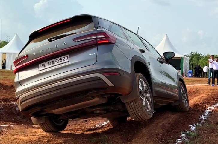 2025 Skoda Kodiaq off-road rear articuation