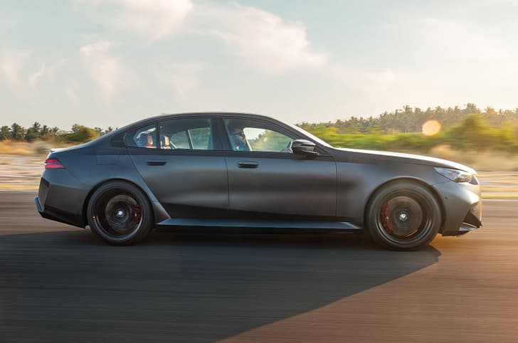 bmw m5 side profile on track