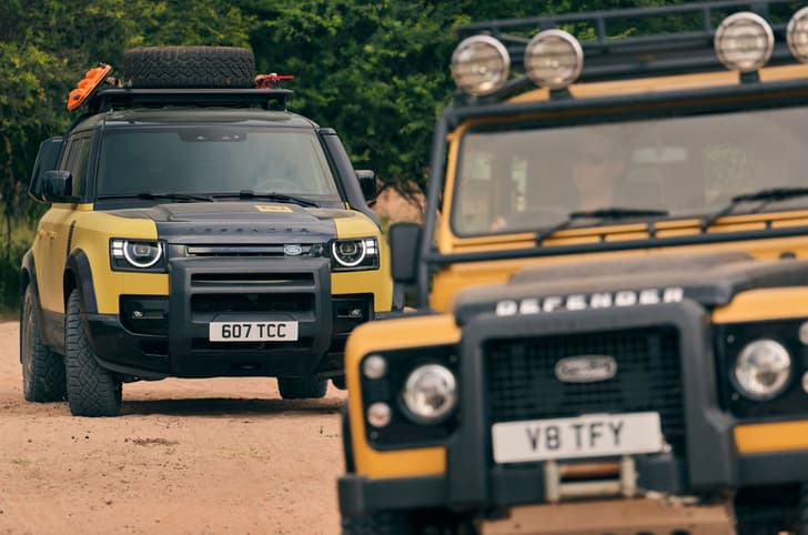 Defender 110 Tropy Edition vs original Defender Camel Trophy 