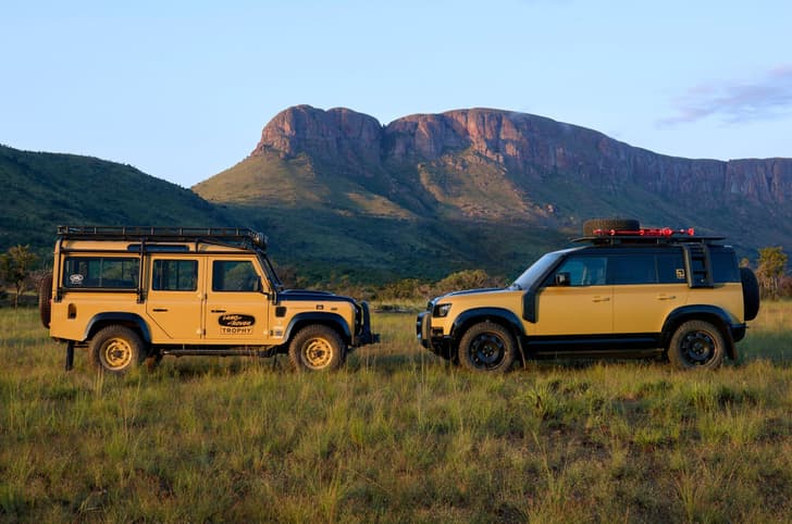 Defender 110 Tropy Edition vs original Defender Camel Trophy
