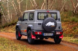 Suzuki Jimny 55th Anniversary Edition  rear in forest