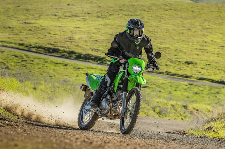 Kawasaki KLX230 off-road shot