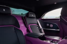 rolls royce spectre black badge rear seats