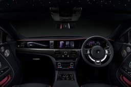 rolls royce spectre black badge interior dashboard
